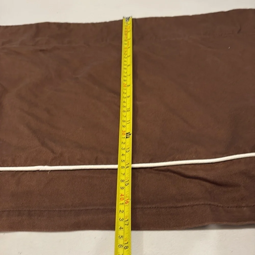 Pottery barn kids - Brown Valance Curtain.  Window treatment. Set of 2.
